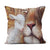 The Lion And The Lamb All-over Print Suede Throw Pillow