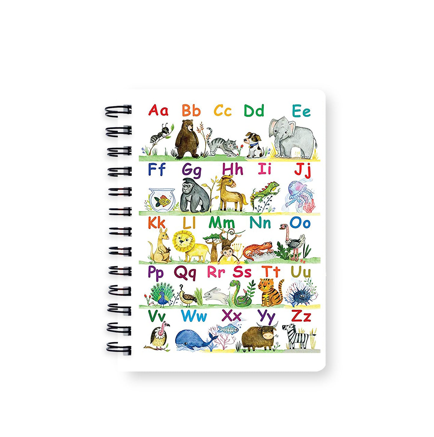 Teacher English alphabet Spiral Journal