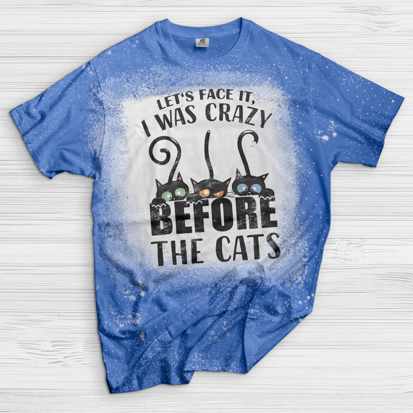 The Cats Crazy Bleached T-Shirt