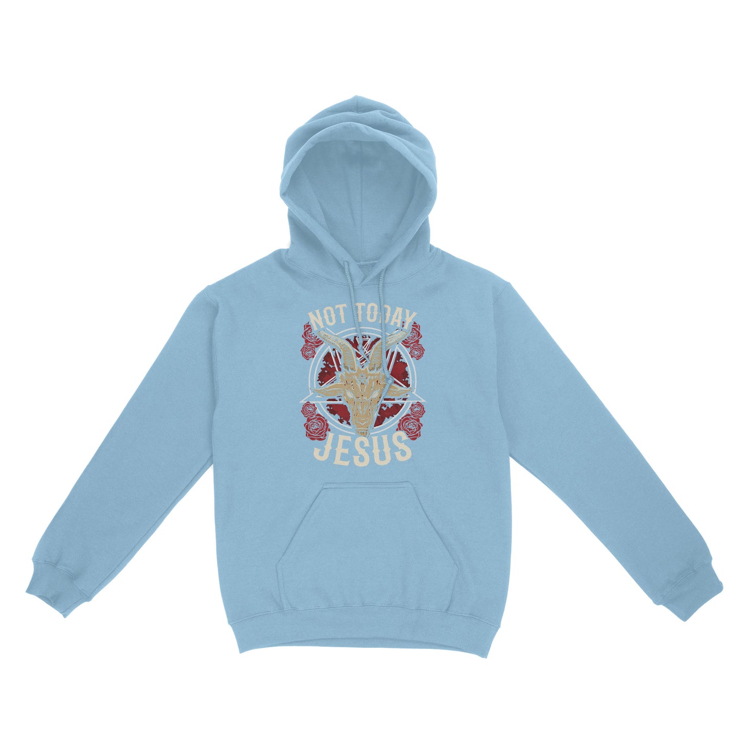 not today Jesus - Satan symbol  Standard Hoodie