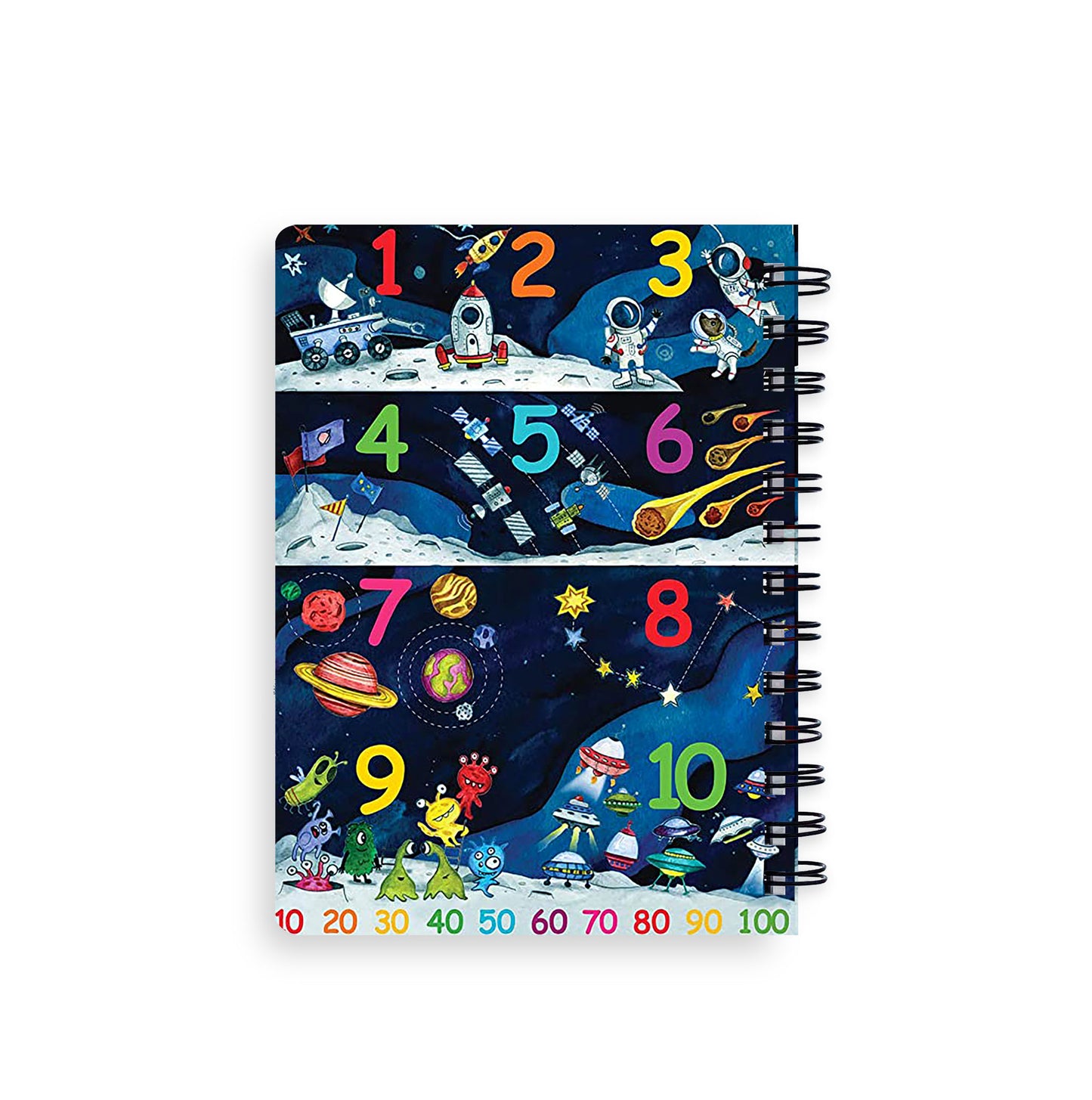 Teacher Galaxy Spiral Journal