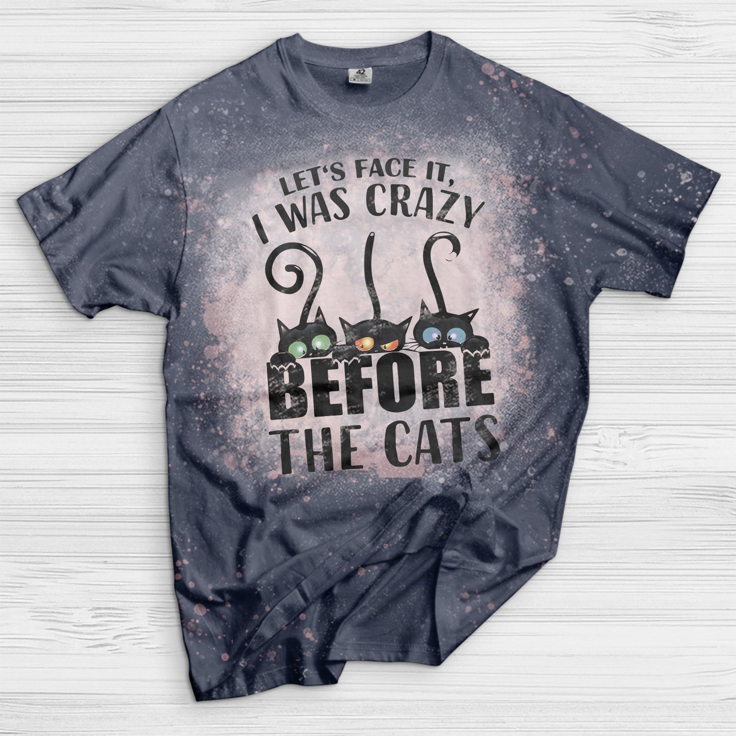 The Cats Crazy Bleached T-Shirt