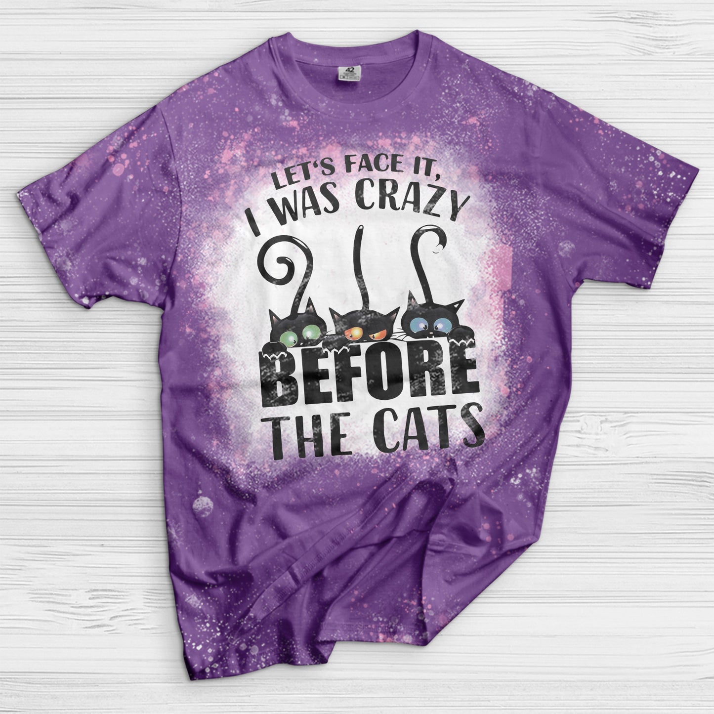 The Cats Crazy Bleached T-Shirt