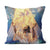 Jesus and Doves All-over Print Suede Throw Pillow