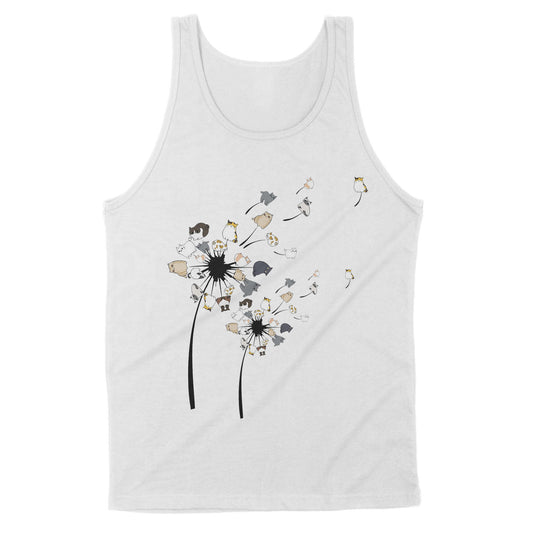 Dandelion Cats Flower Colorful Pet Cat Standard Tank