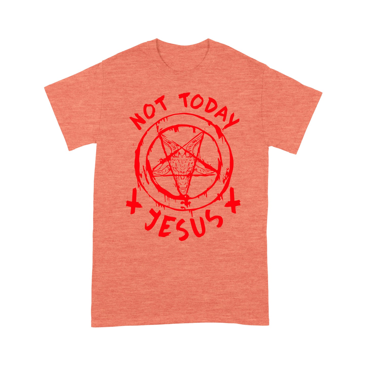 not today Jesus - Satan symbol Premium T-shirt