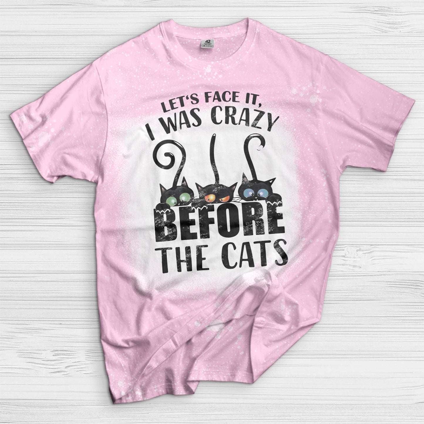 The Cats Crazy Bleached T-Shirt