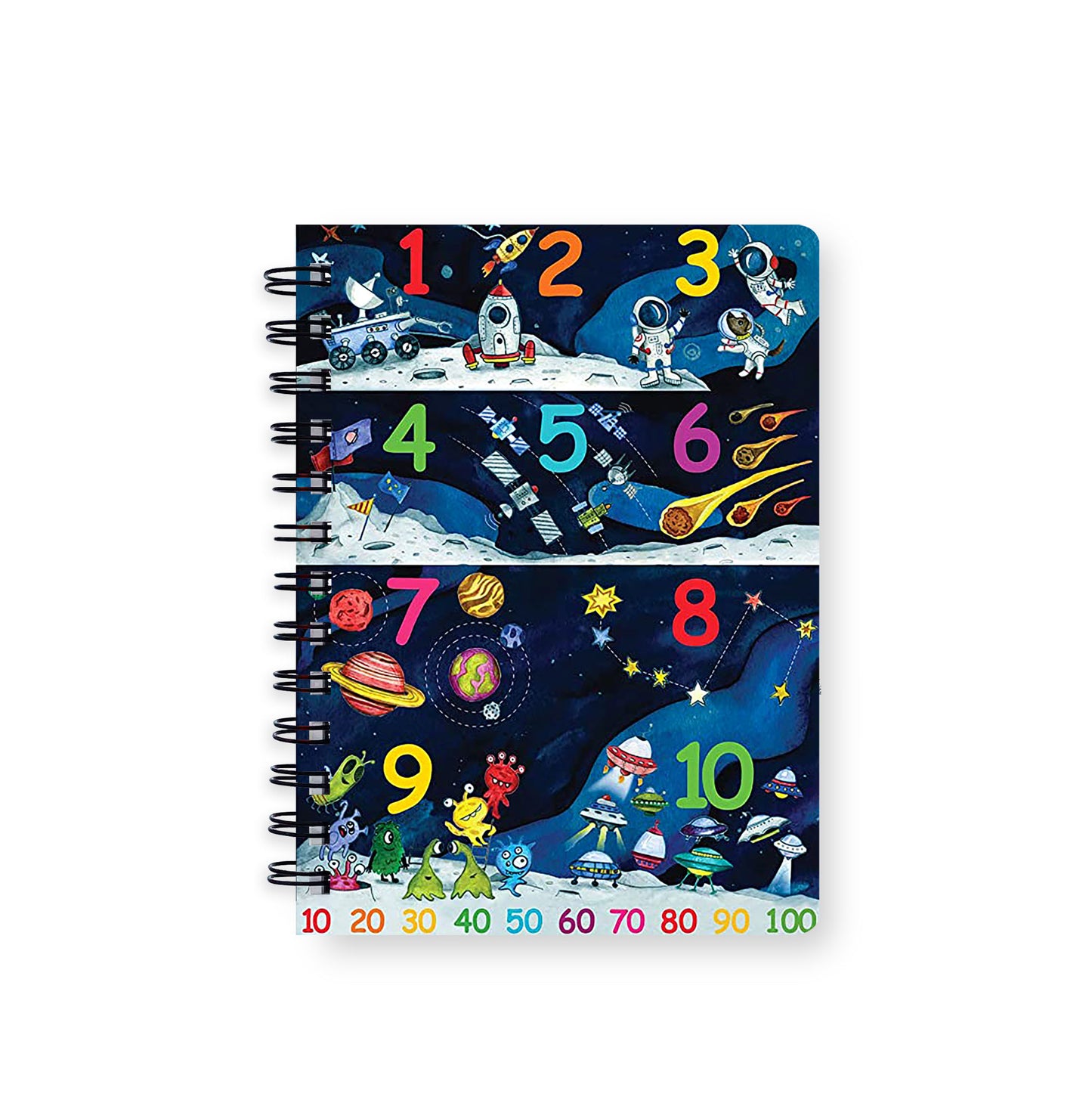 Teacher Galaxy Spiral Journal