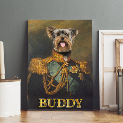 Personalized Dog Portrait The Centurions Digital File Canvas Prints