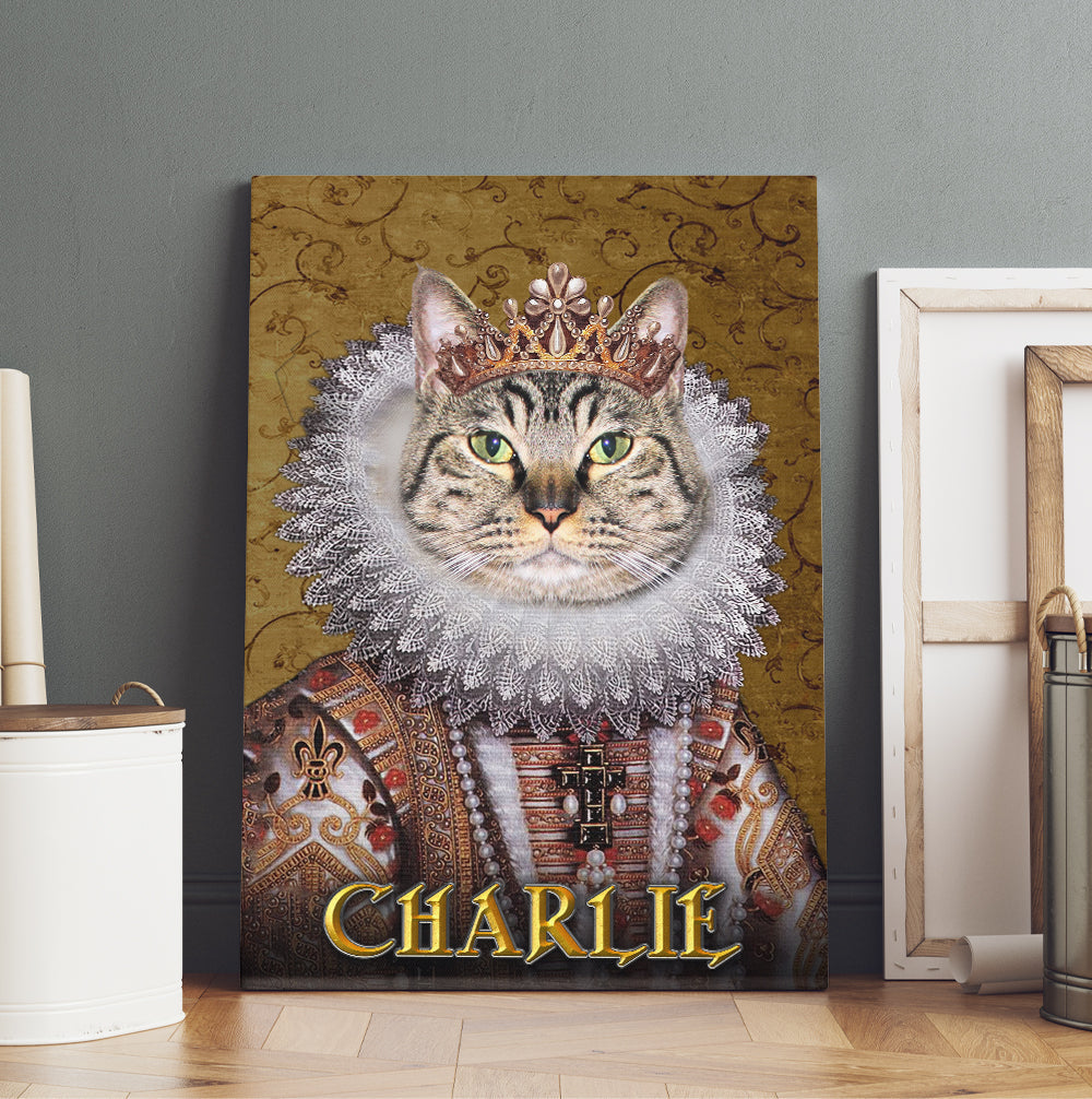 Personalized Cat The The Monarch Portrait Digital File Canvas Prints And Poster