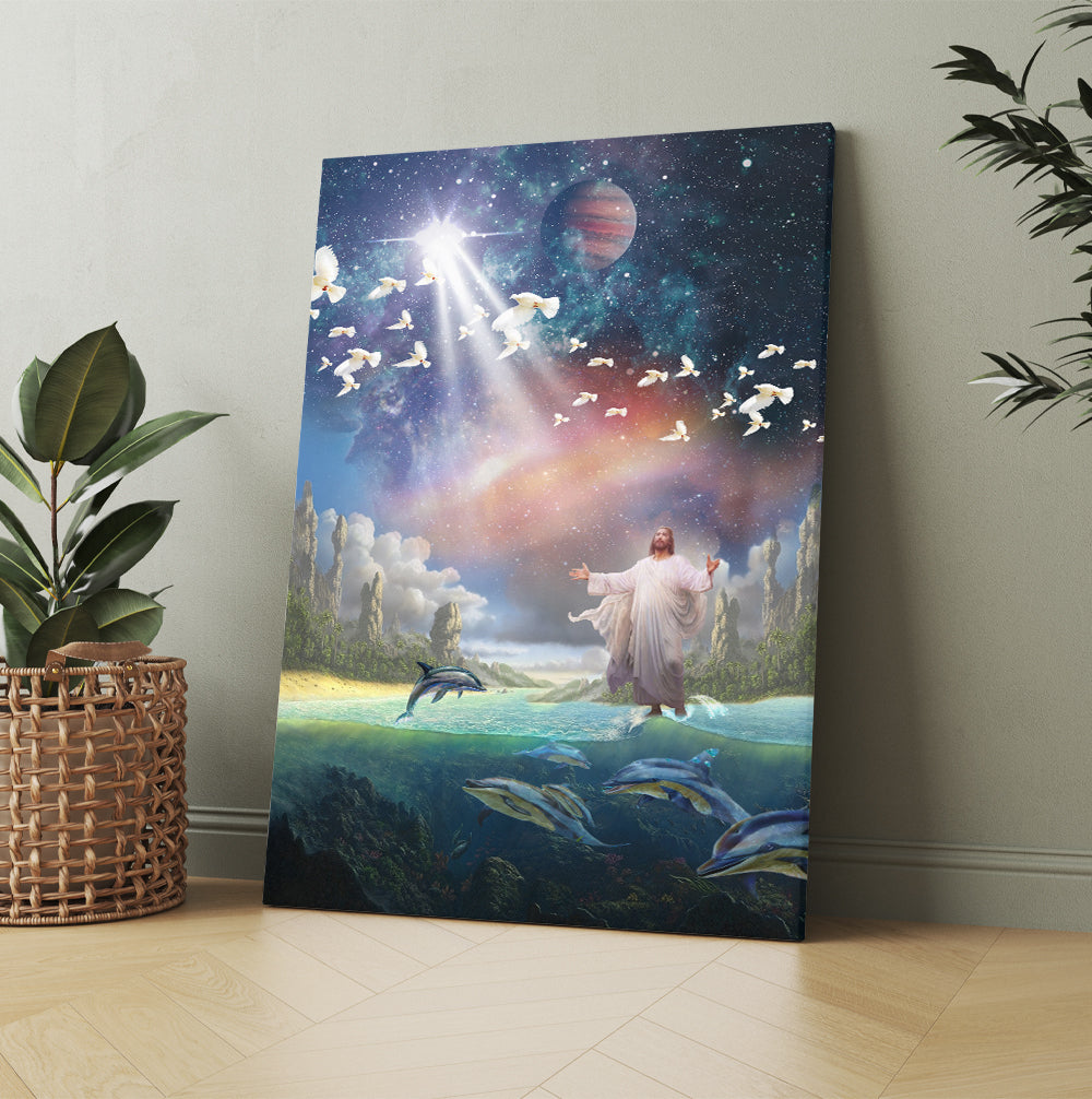 Symphony Of Praise Jesus And Nature Canvas Prints, Christian Wall Art ...