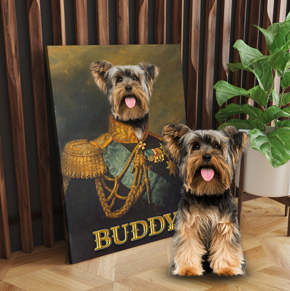 Personalized Dog Portrait The Centurions Digital File Canvas Prints