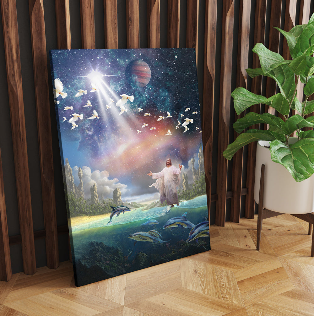 Symphony Of Praise Jesus And Nature Canvas Prints, Christian Wall Art ...