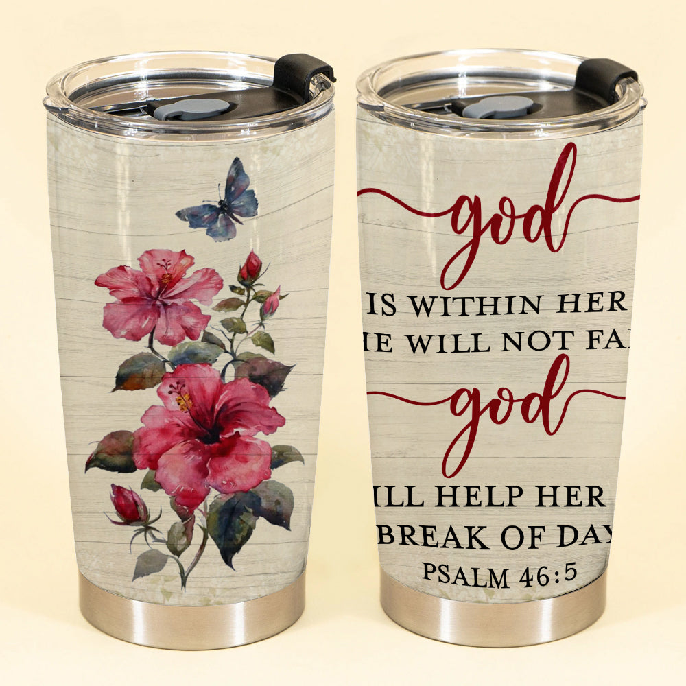 Christian Tumbler Bible Verse Tumbler Christian Floral Christian