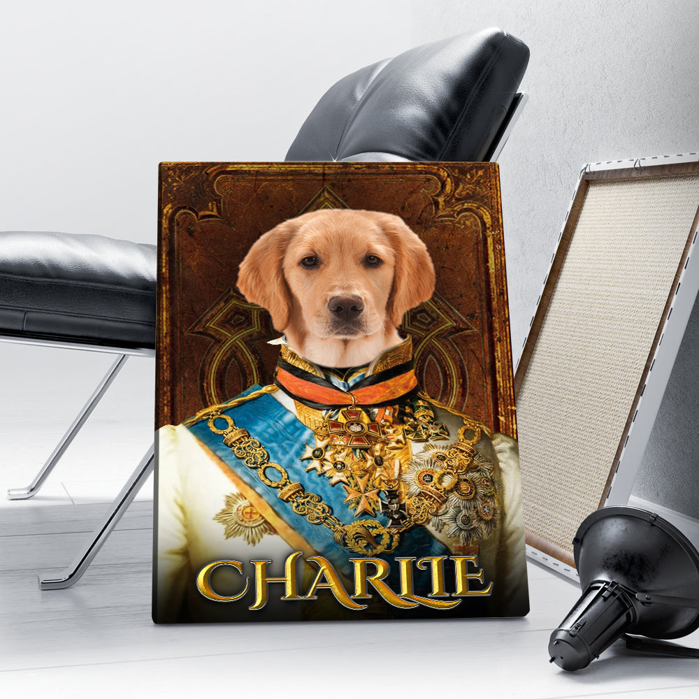 Personalized Dog The Prince Portraits Custom Dog Photo Portraits Digital File Canvas Prints And Poster