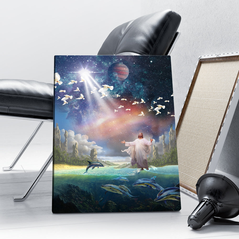 Symphony Of Praise Jesus And Nature Canvas Prints, Christian Wall Art ...
