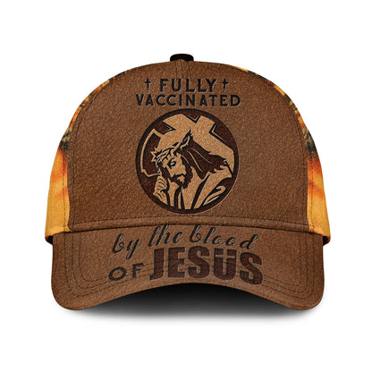 Jesus Cap Fully Vaccinated By The Blood Of Jesus Christian Classic Cap