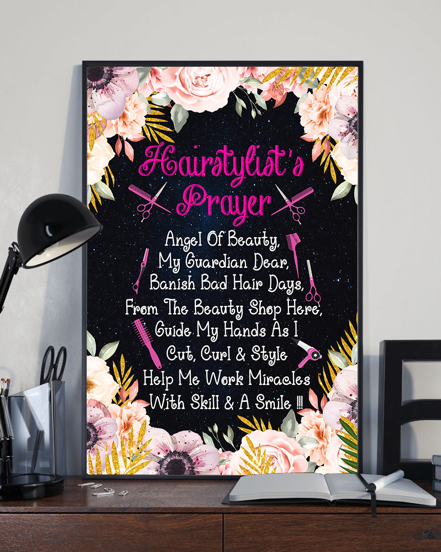 Hair Stylist's Prayer Standard Poster