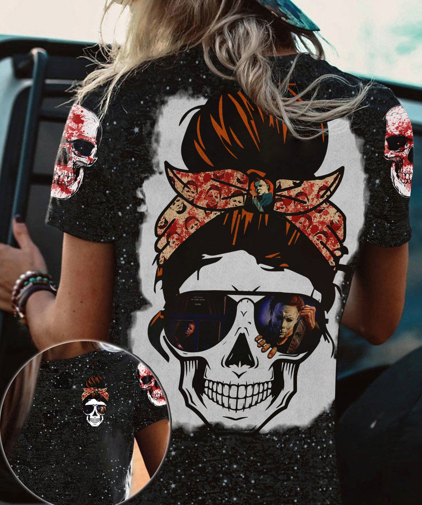 Halloween Mom Skull All Over Print