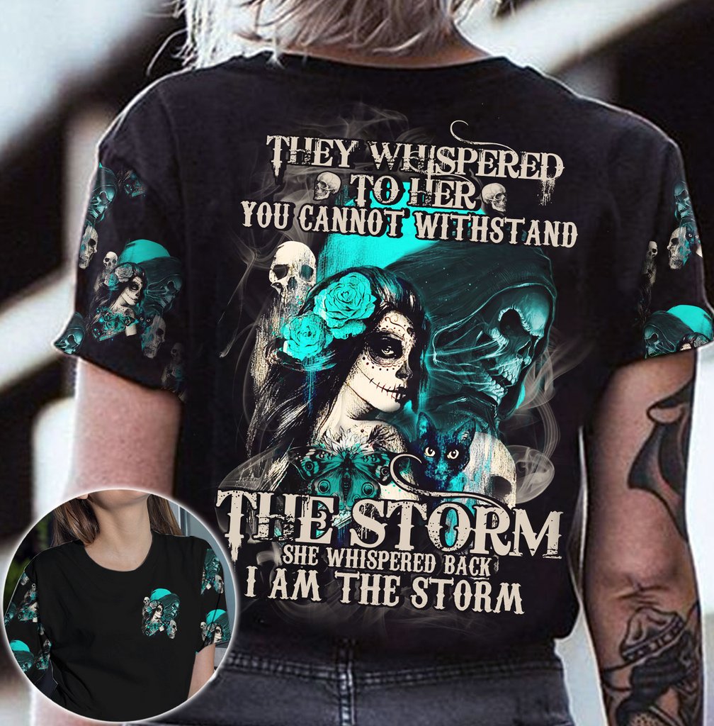 I Am The Storm Sugar Skull All Over Print