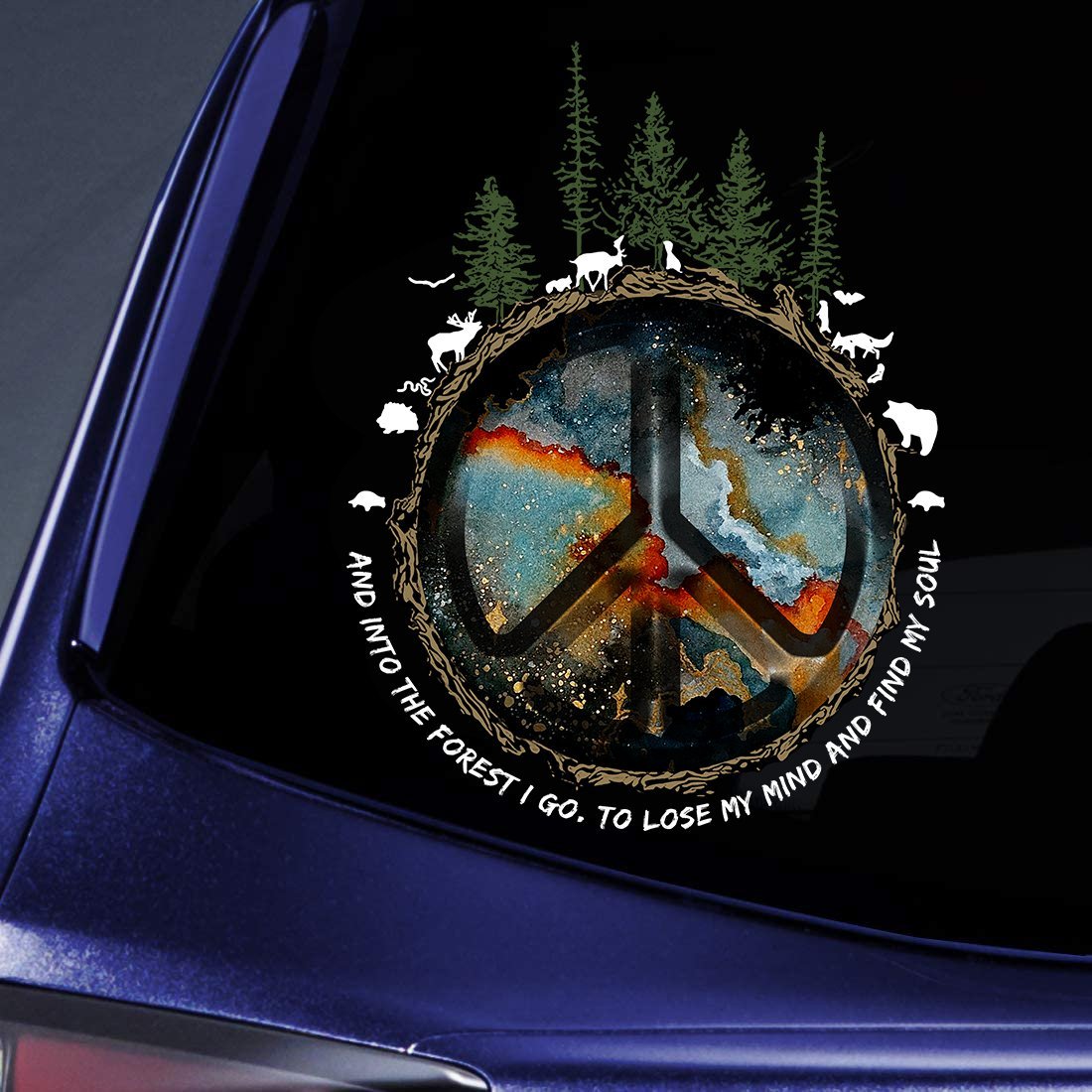 Hippie Camp Sticker Decal