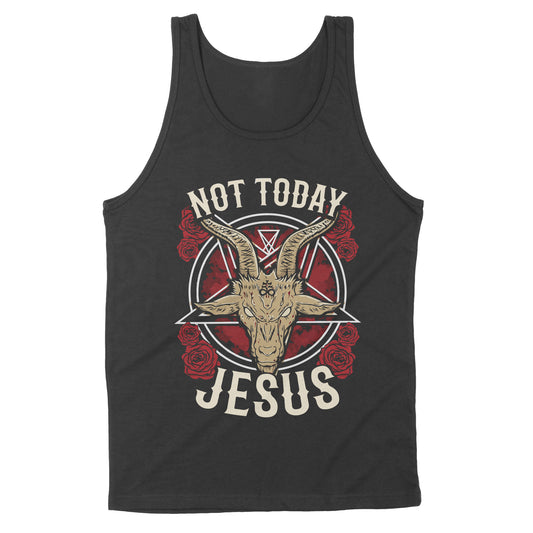 not today Jesus - Satan symbol  Standard Tank