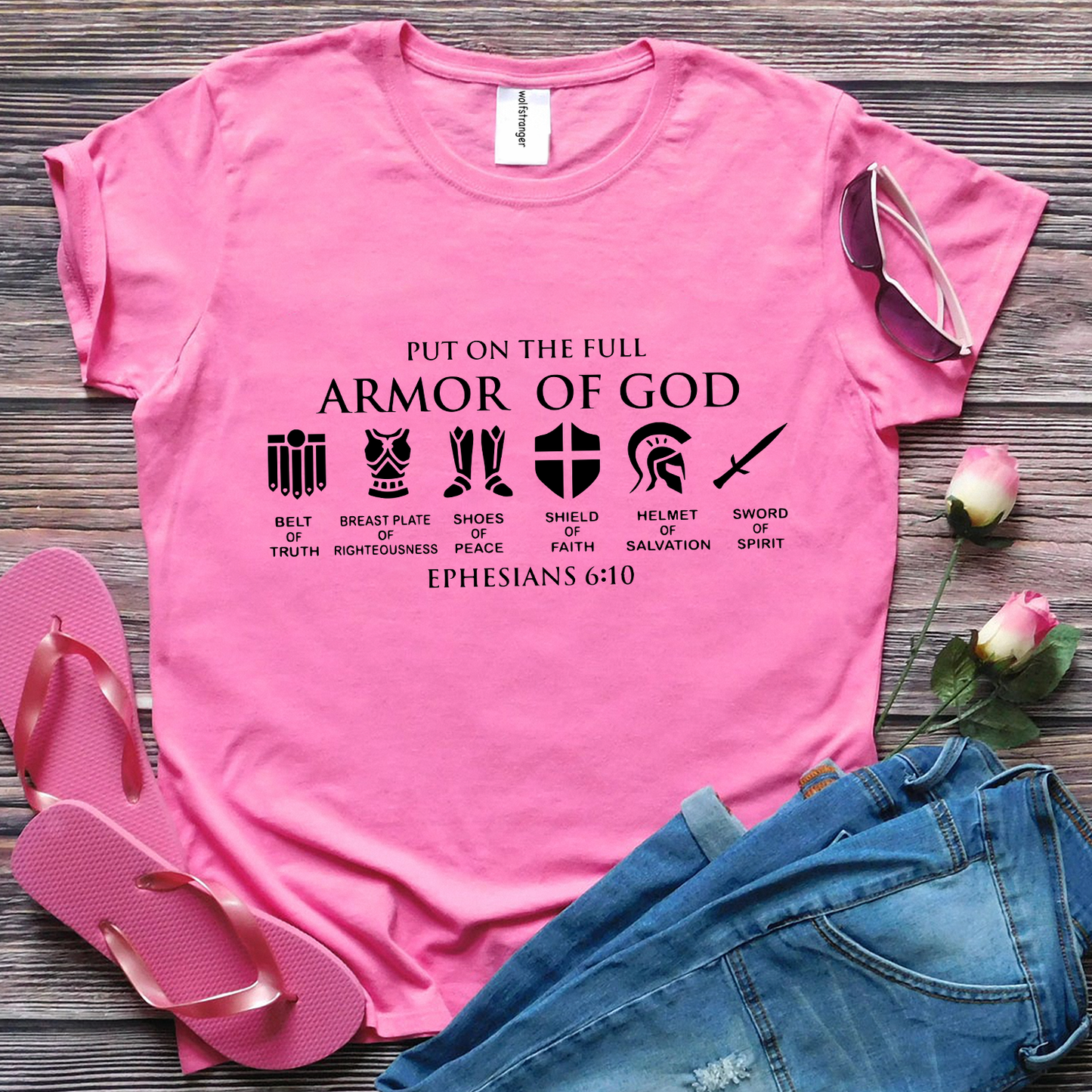 Put on The Full Armor of God Standard T-Shirt