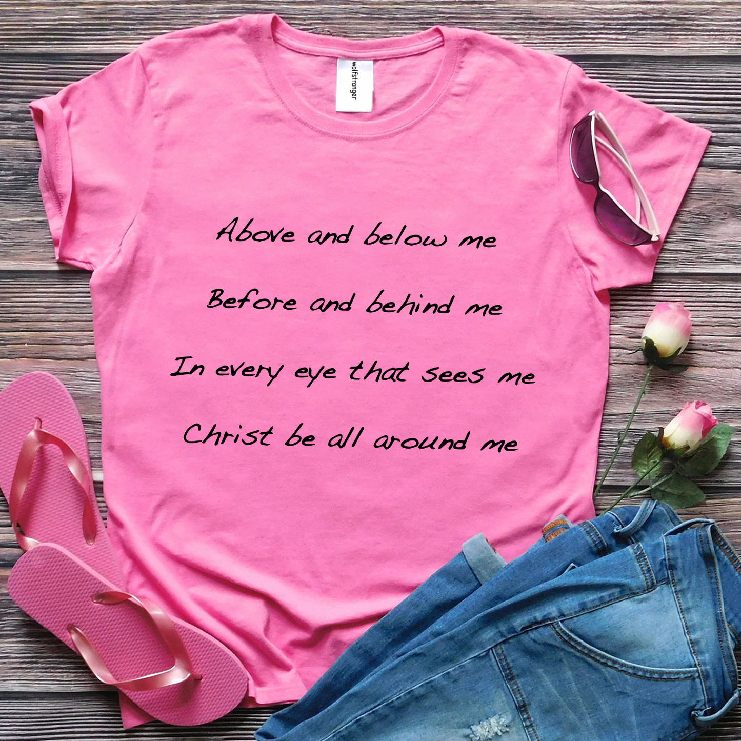 Christ Be All Around Me " Music"  Standard T-Shirt