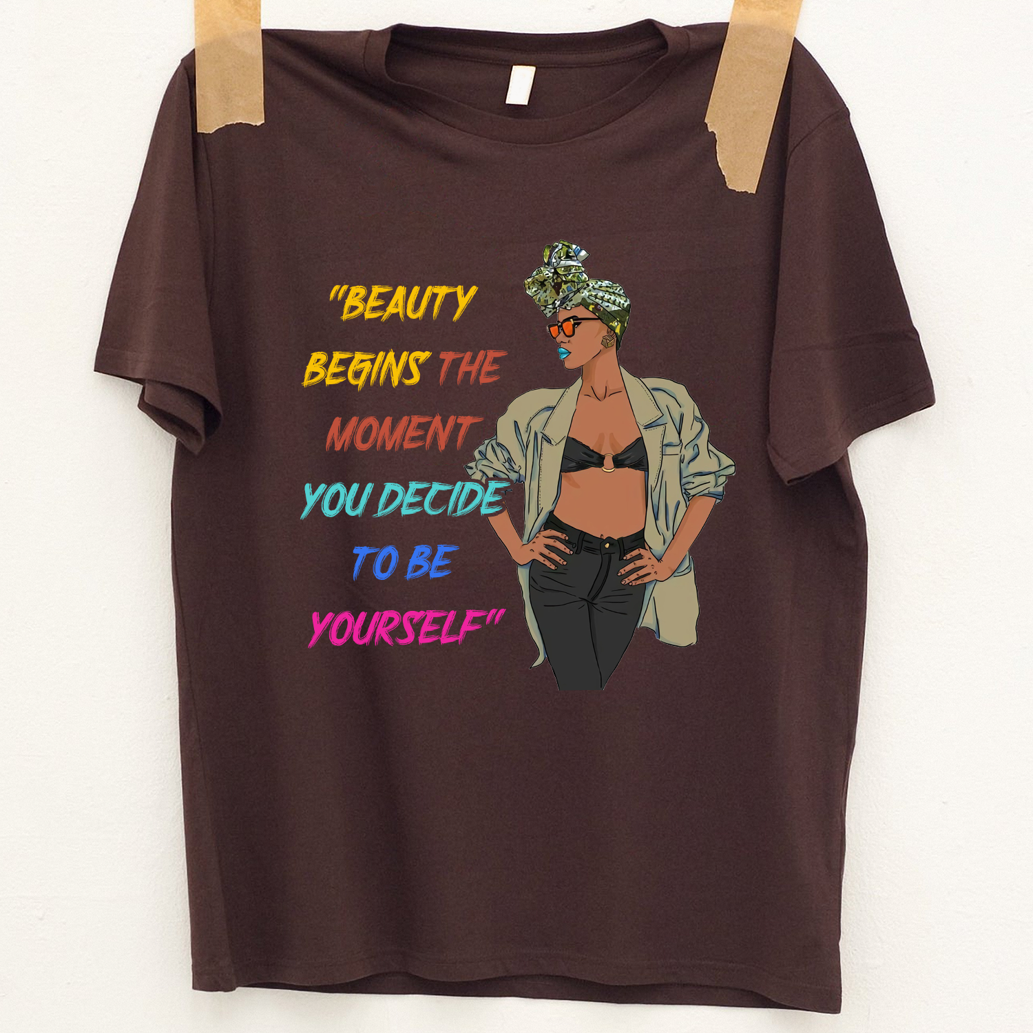 Beauty begins the moment you decide to be yourself Standard T-Shirt
