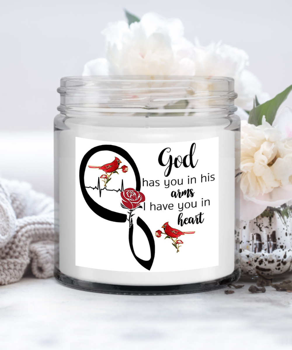 God Has You In His Arms I Have You In My Heart Candle