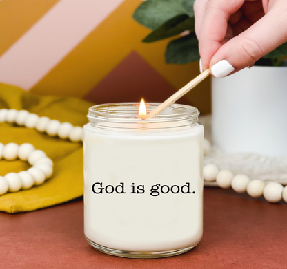 God is Good Candle