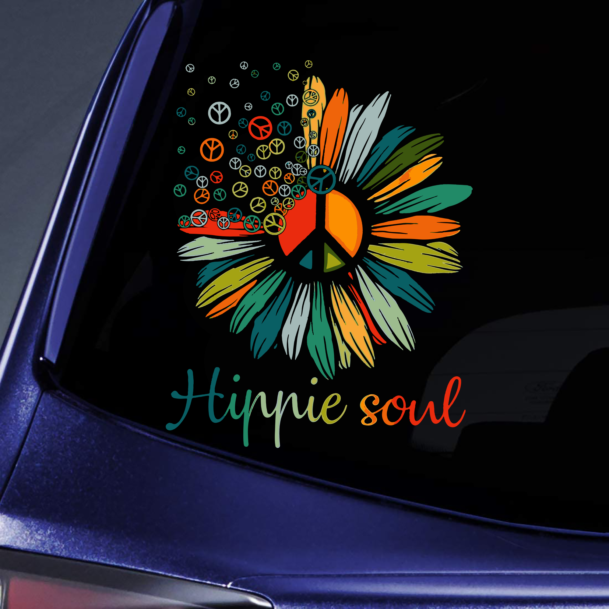 Hippie Soul Sticker Decal Car