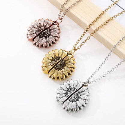 God is Greater Than the Highs and Lows Flower Necklace