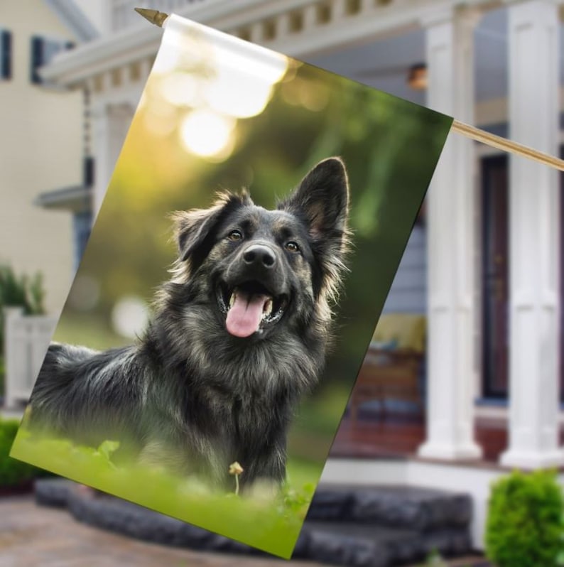 Personalized Photo Upload House Flag