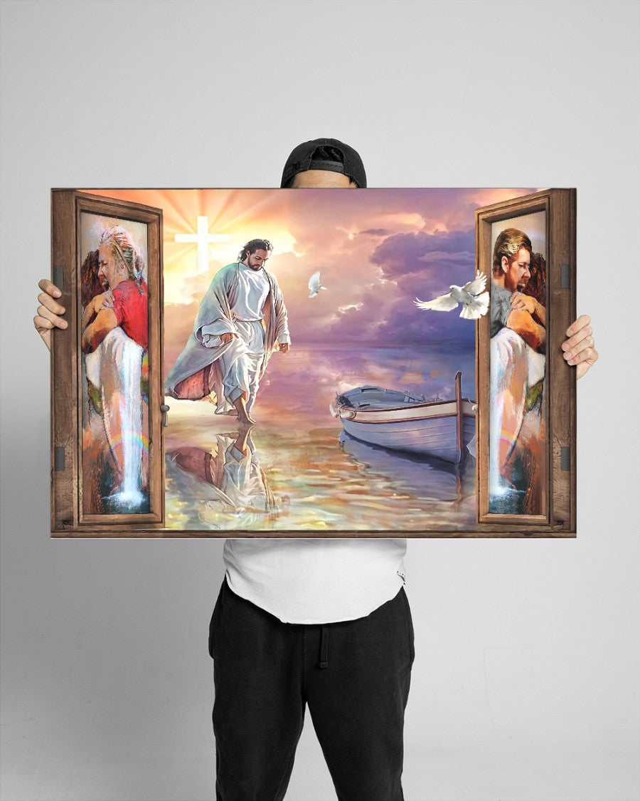 Your First Day in Heaven Jesus Christ Poster-Inches