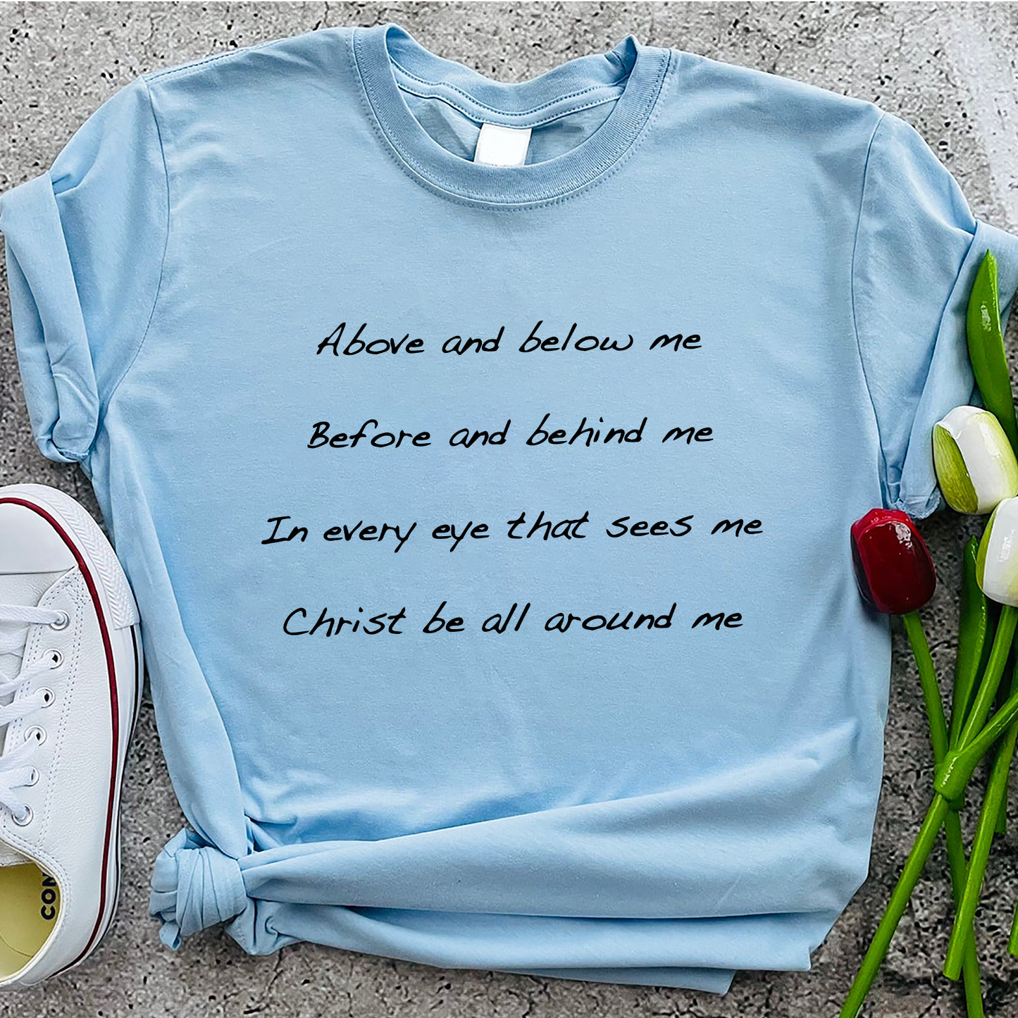 Christ Be All Around Me " Music"  Standard T-Shirt