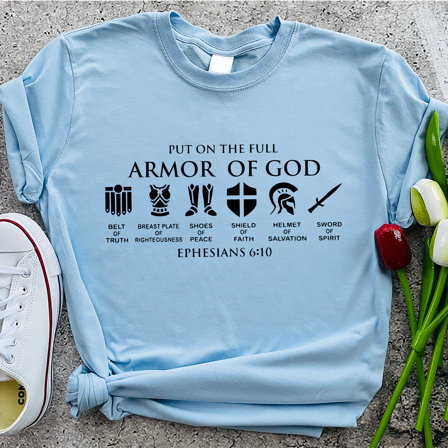 Put on The Full Armor of God Standard T-Shirt