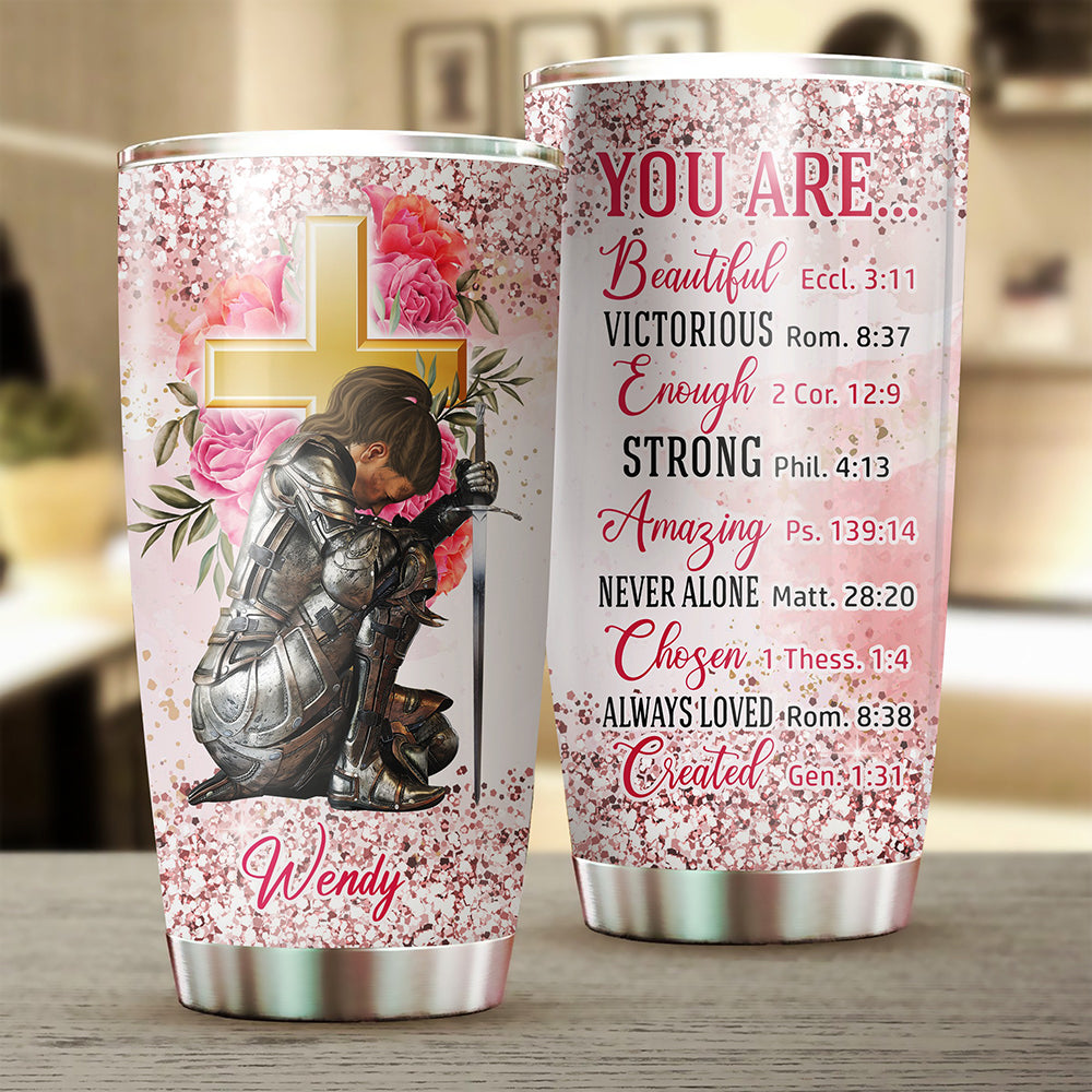 Personalized God Woman Warrior, You Are Beautiful Victorious Enough Created  Strong Amazing Tumbler, woman warrior of god, female warrior of god,  praying woman warrior of god, woman warrior tumbler - Viralcitron