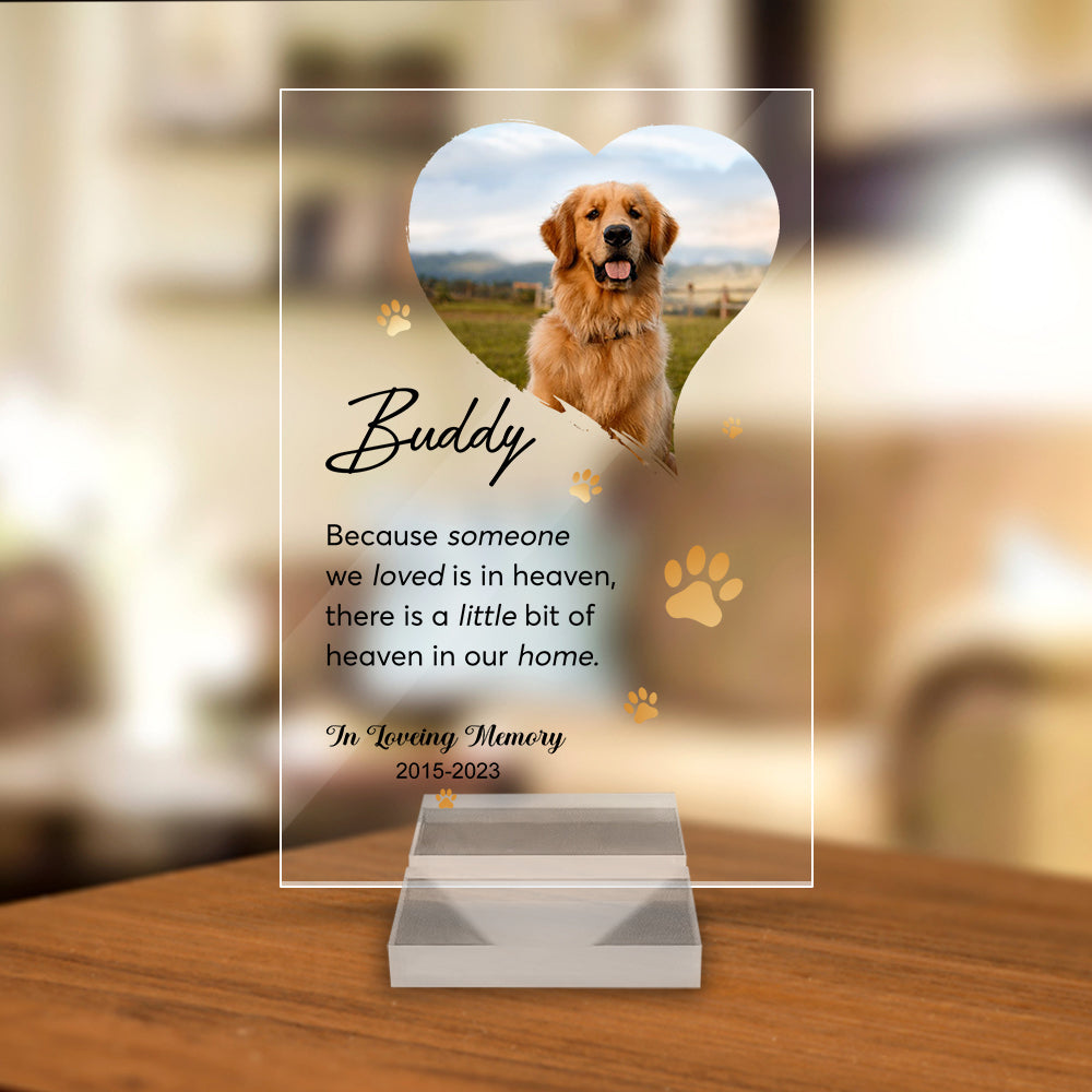 Dog memorial clearance plaque personalized