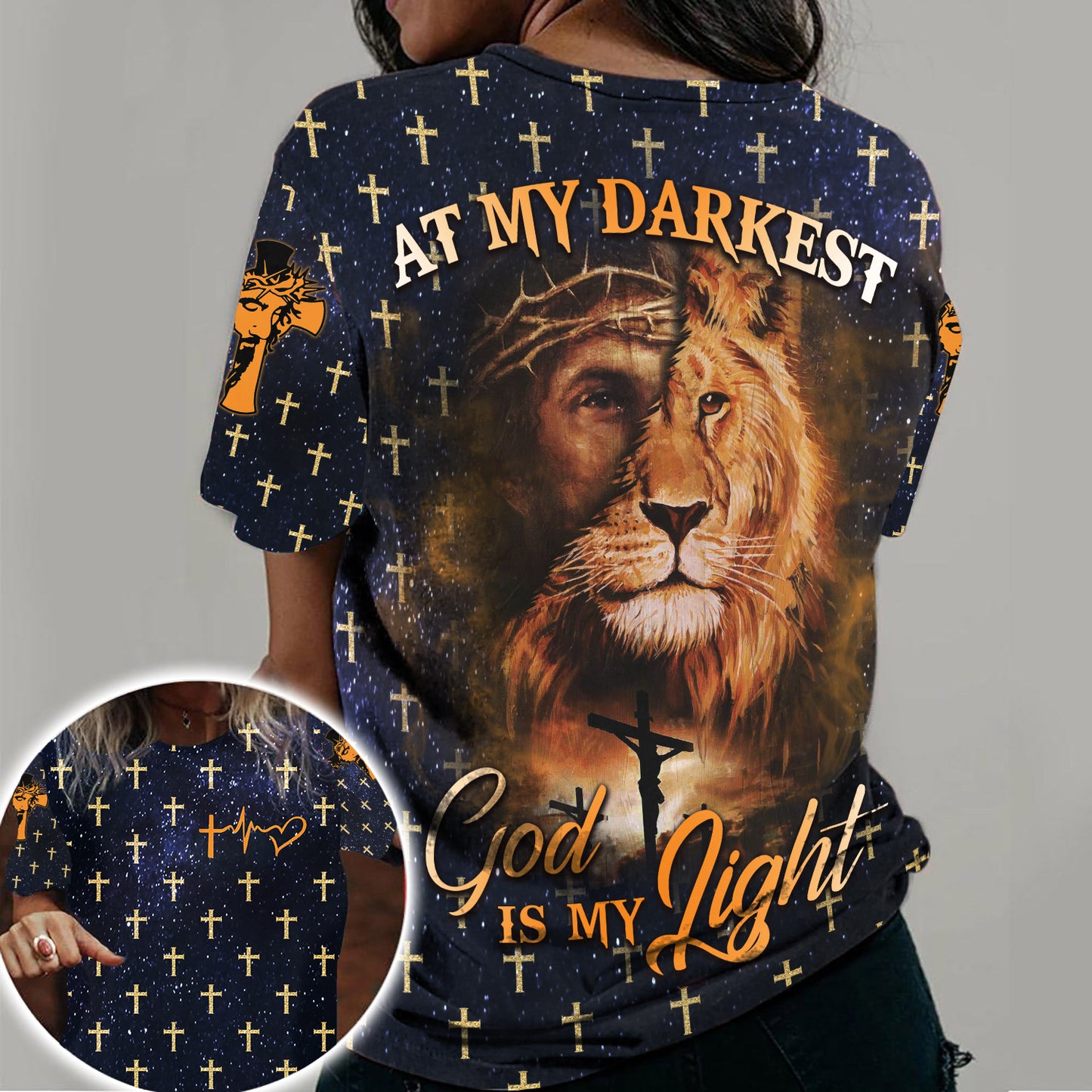 At My Darkest God Is My Light 3D All Over Print