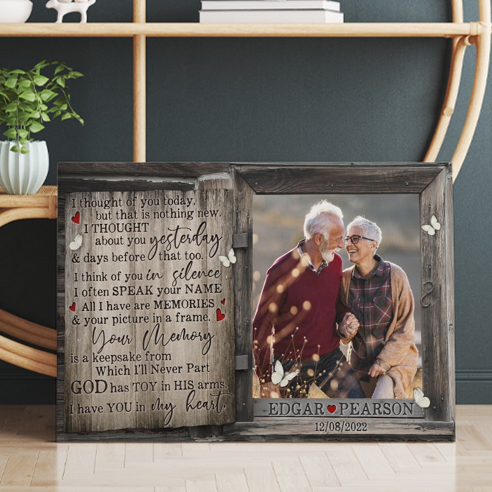 Personalized Memorial Gifts - Remembrance Gifts - I Thought Of You