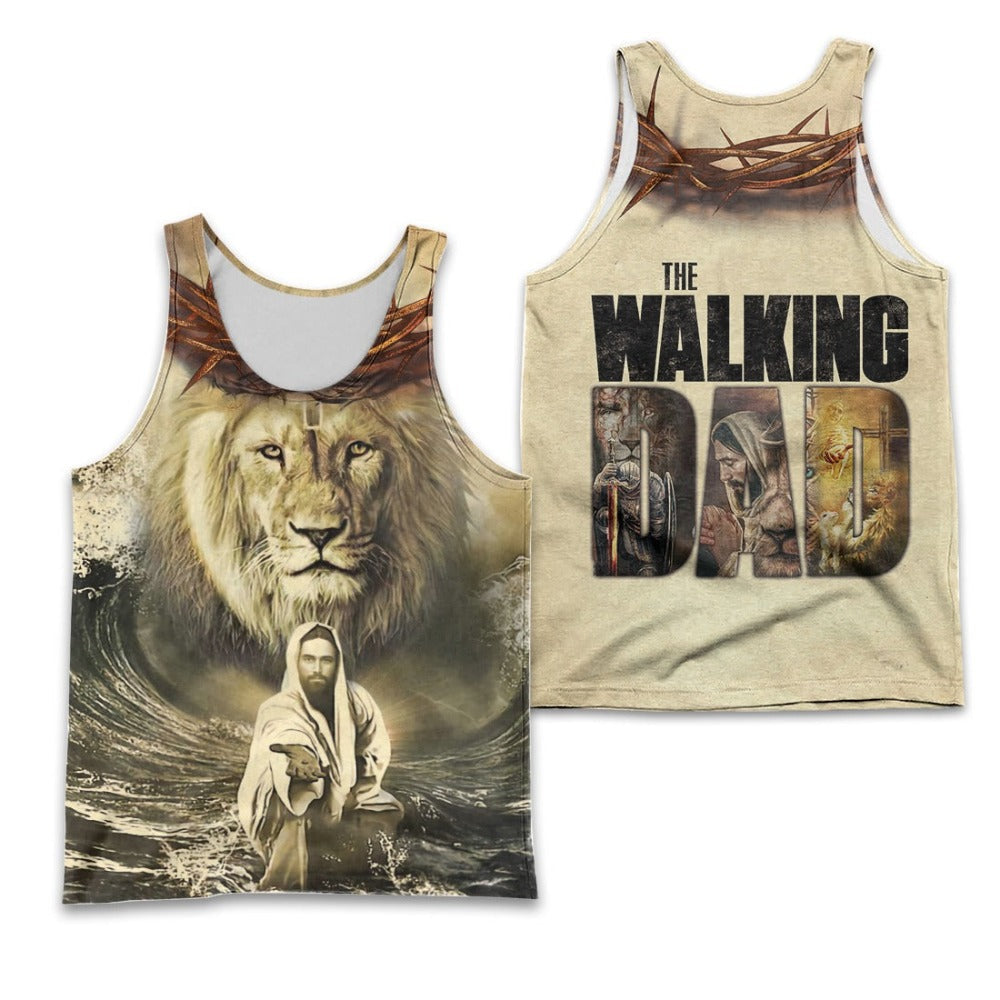 The Lion Of Judah Jesus Reaching Out His Hand, The Walking Dad 3D All Over Print Sweatshirt And Hoodie