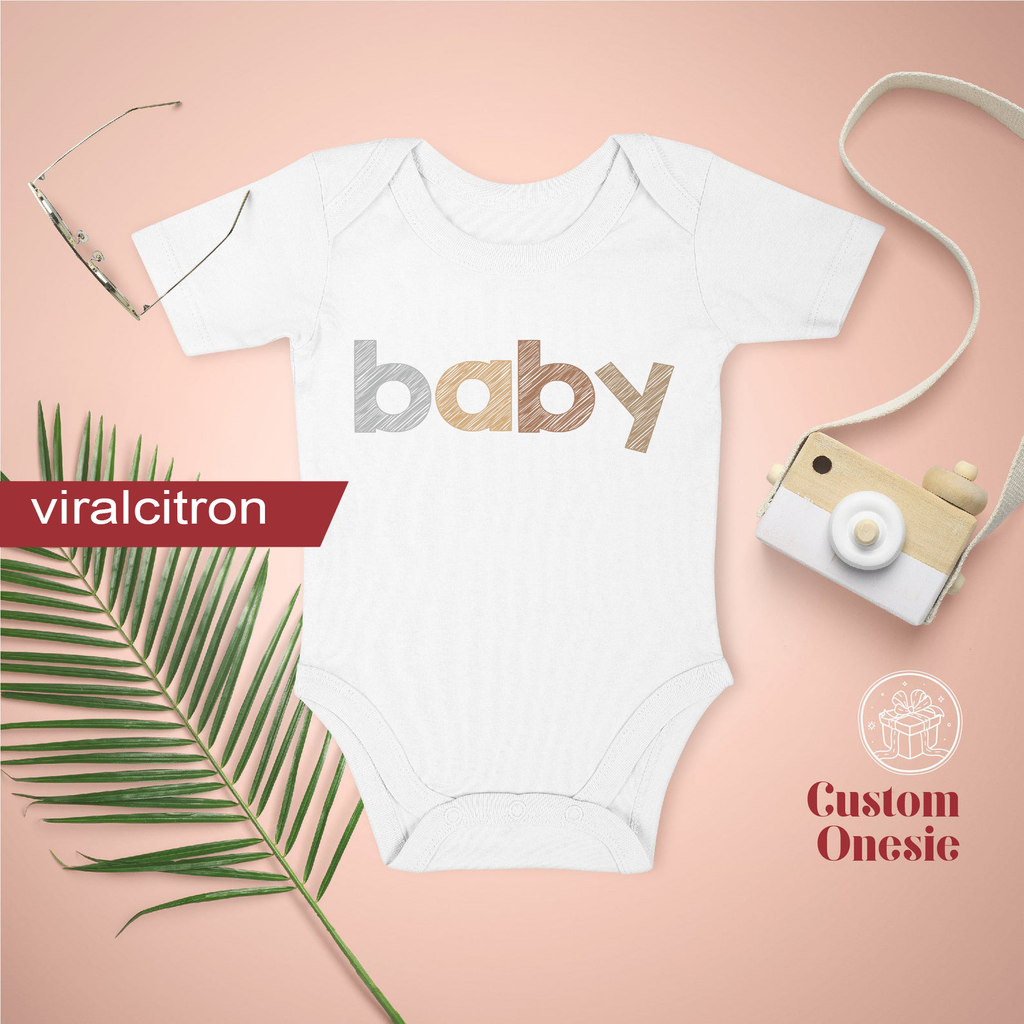 Infant Lap Shoulder Onesie Mockup