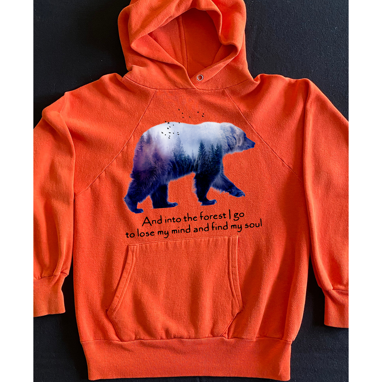 Camping clearance bear hoodie