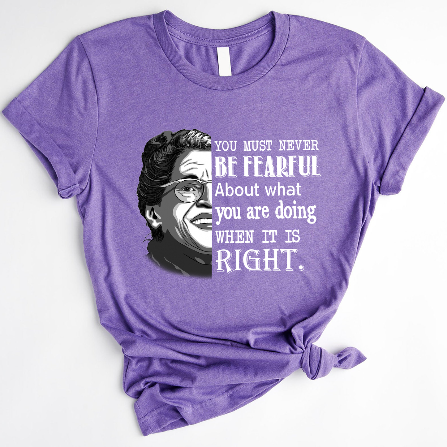 RGB you must never be fearful about what you are doing when it is right Standard T-Shirt