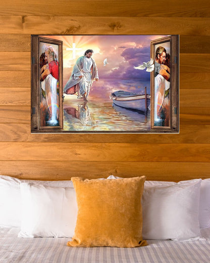 Your First Day in Heaven Jesus Christ Poster-Inches