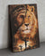 Matte Canvas (1.25") Jesus Lion
