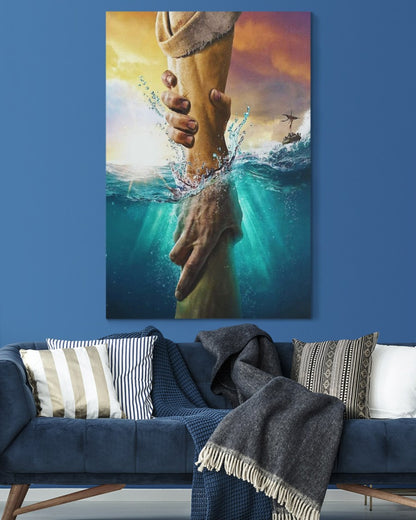 Hand of God Diamond Canvas Prints