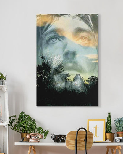 Jesus Face Christian Religious Canvas Family Sign Decor Birthday Christmas Wedding Housewarming Gift Ready To Hang Canvas Prints