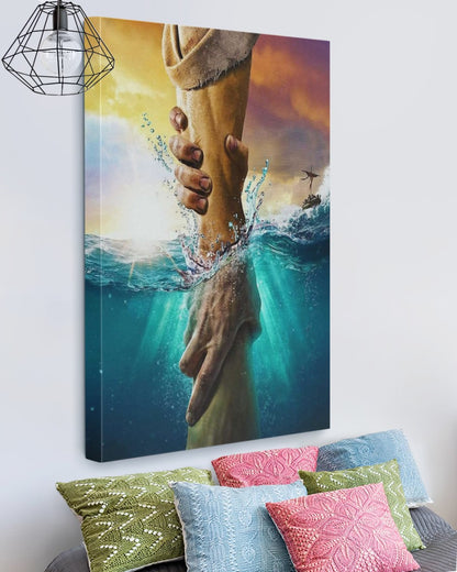 Hand of God Diamond Canvas Prints